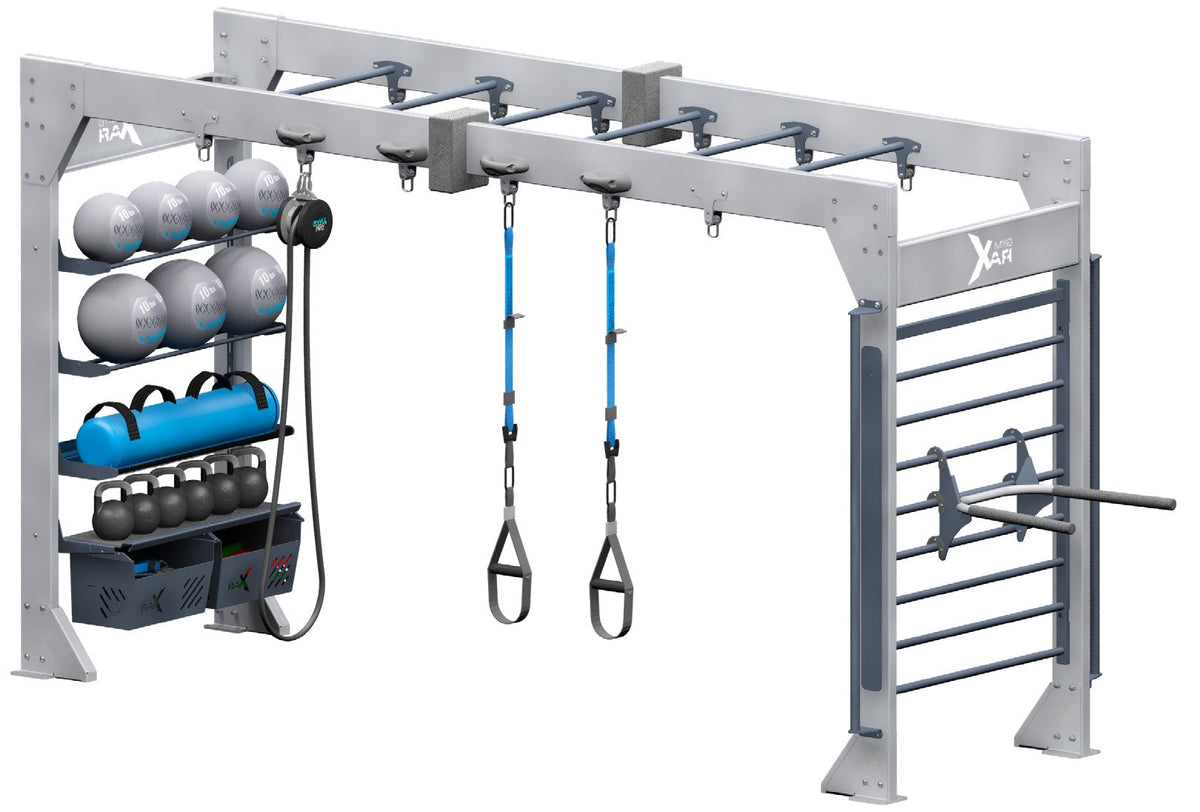 Gym Rax Apogee GR-SIB14-L 14-foot loaded single bridge manufacturer rendering