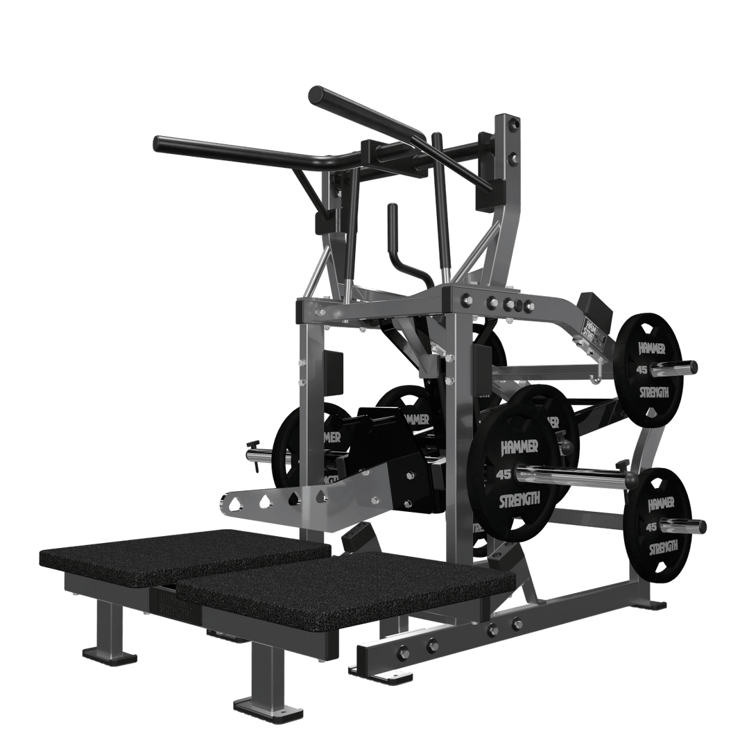 Hammer Strength Plate Loaded Belt Squat — Without Dip Attachment Commercial Hammer Strength