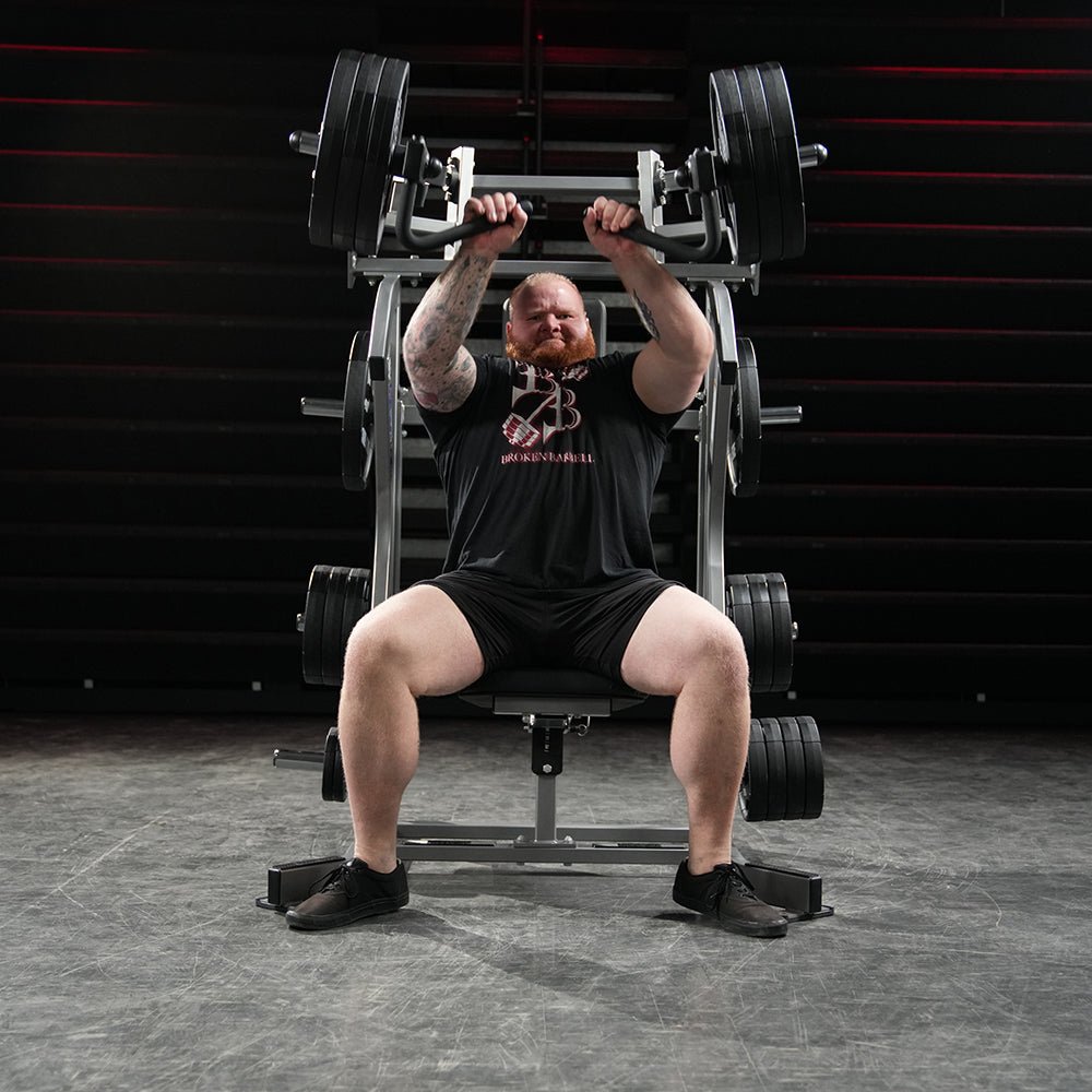 Hammer Strength Plate Loaded Iso-Lateral Incline Press — Horizontal Handles Commercial Hammer Strength