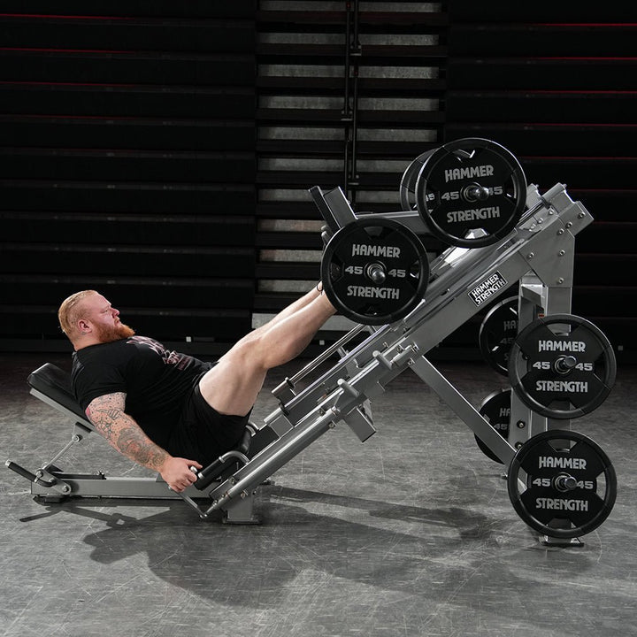 Hammer Strength Plate Loaded Linear Leg Press Commercial Hammer Strength