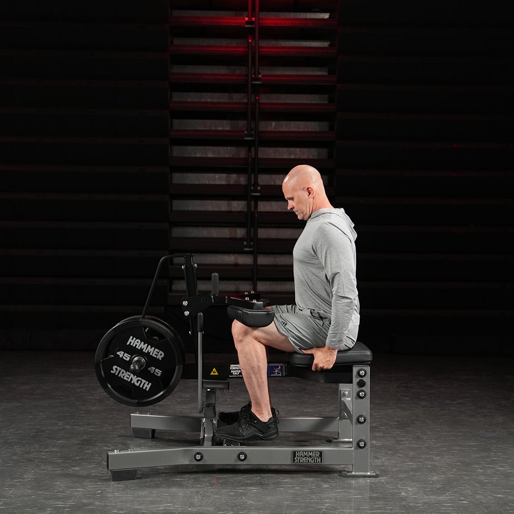 Hammer Strength Plate Loaded Seated Calf Raise Commercial Hammer Strength