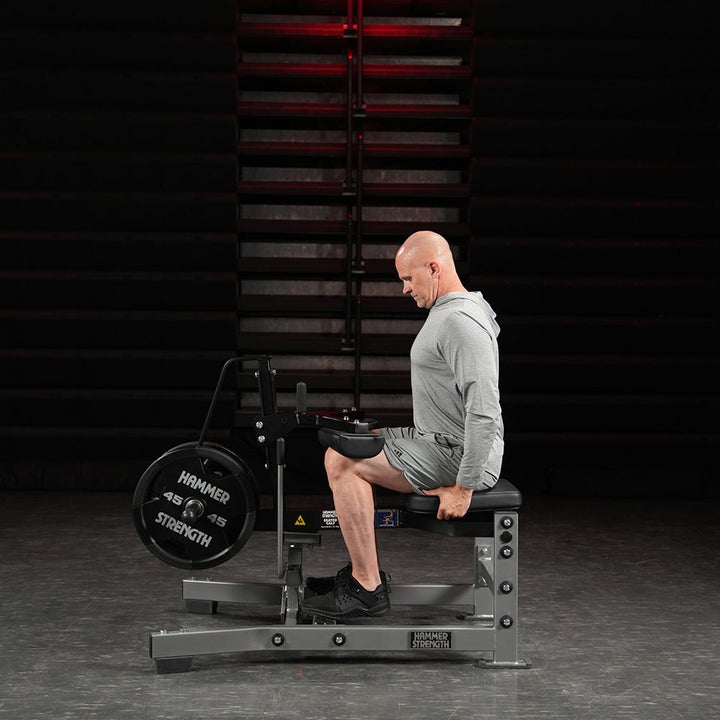 Hammer Strength Plate Loaded Seated Calf Raise Commercial Hammer Strength