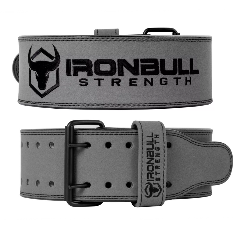 Iron Bull Strength 10mm Double Prong Power Belt Lifting Belts Iron Bull Strength Grey S
