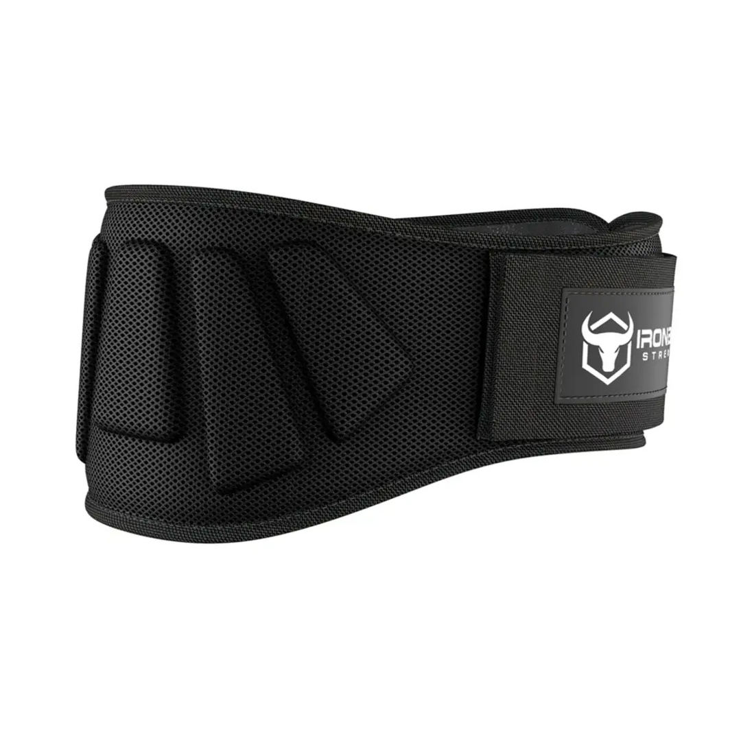 Iron Bull Strength 6" Reinforced Nylon Lifting Belt Lifting Belts Iron Bull Strength Black S