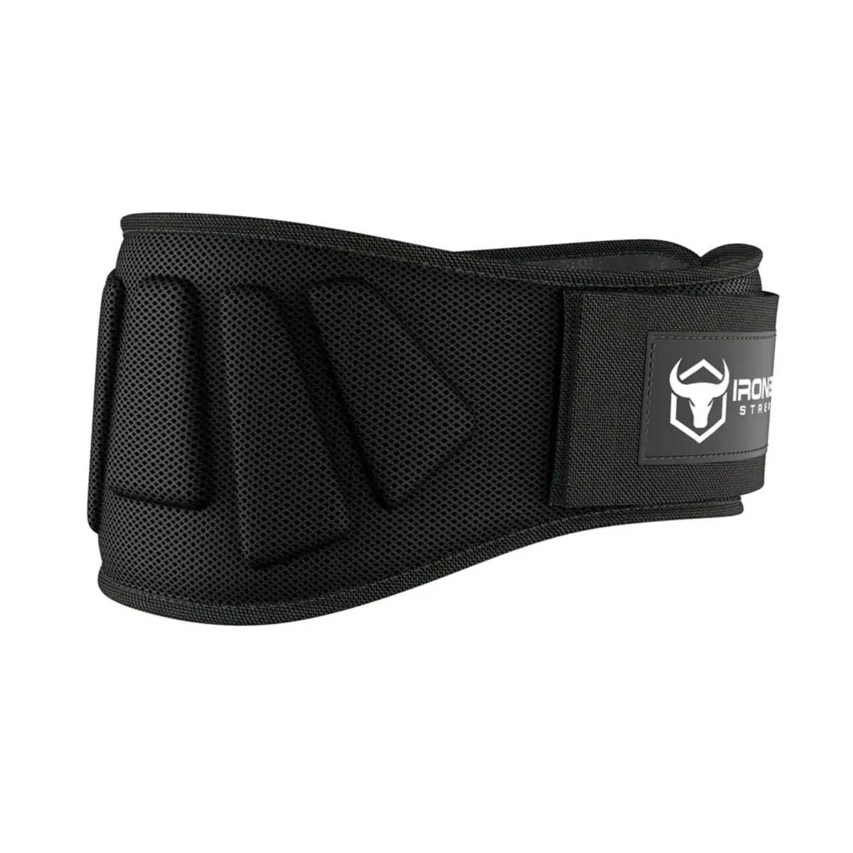 Iron Bull Strength 6" Reinforced Nylon Lifting Belt Lifting Belts Iron Bull Strength Black S
