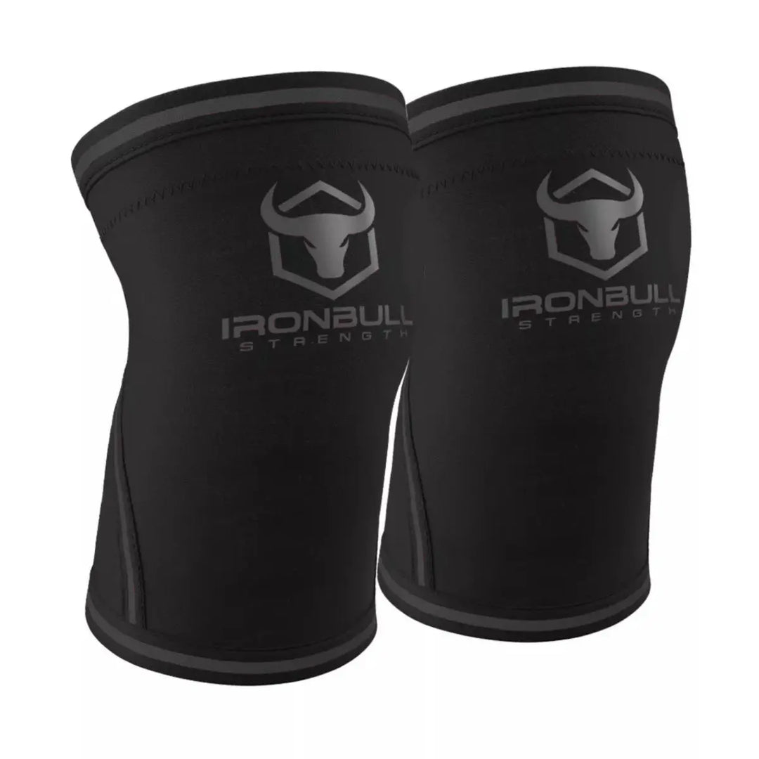 Iron Bull Strength 7mm Knee Sleeves Knee Sleeves Iron Bull Strength Black S