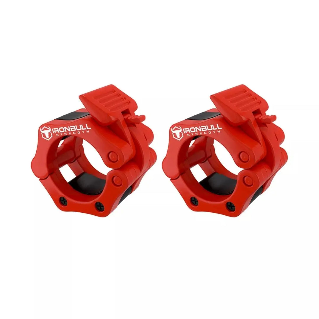 Iron Bull Strength Barbell Collars Accessories Iron Bull Strength Red
