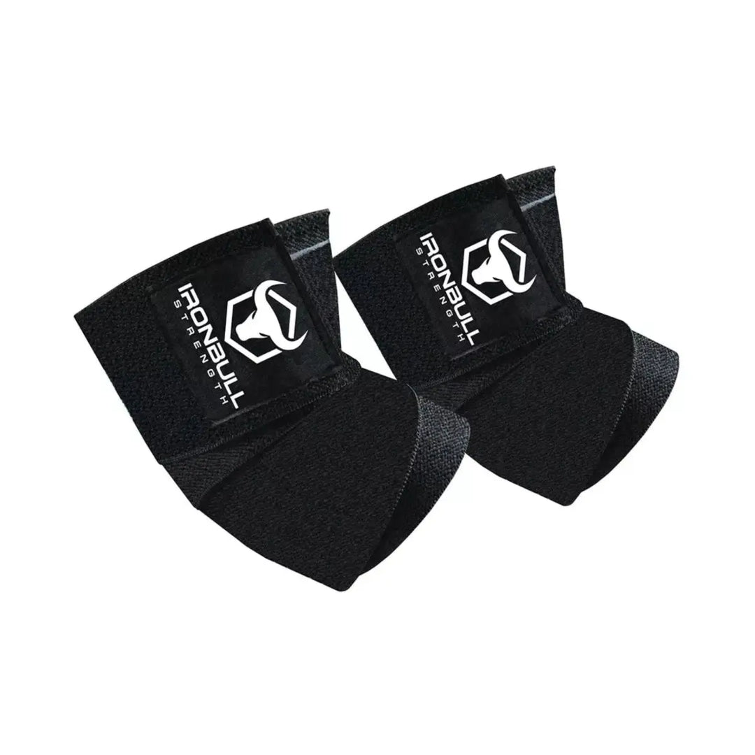 Iron Bull Strength Classic Elbow Wraps Elbow Wraps Iron Bull Strength Black