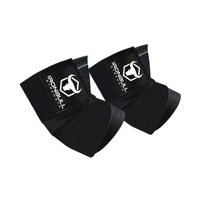 Iron Bull Strength Classic Elbow Wraps Elbow Wraps Iron Bull Strength Black