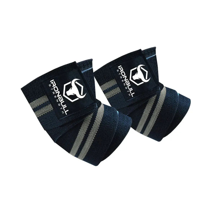 Iron Bull Strength Classic Elbow Wraps Elbow Wraps Iron Bull Strength Black/Gray