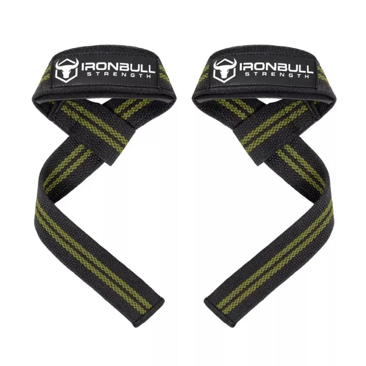 Iron Bull Strength Classic Lifting Straps Lifting Straps Iron Bull Strength Black/Milspec Green