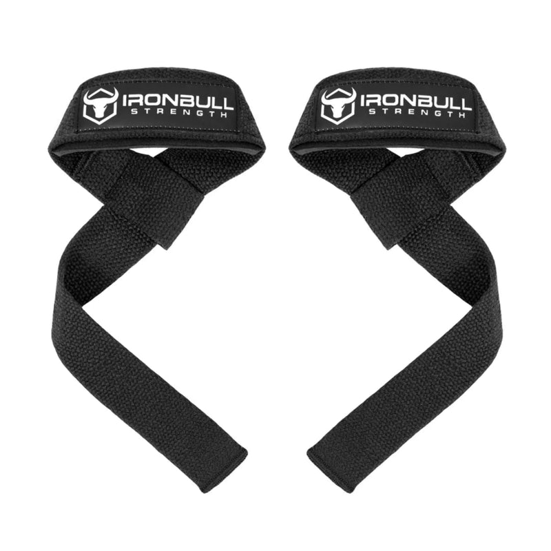 Iron Bull Strength Classic Lifting Straps Lifting Straps Iron Bull Strength Black