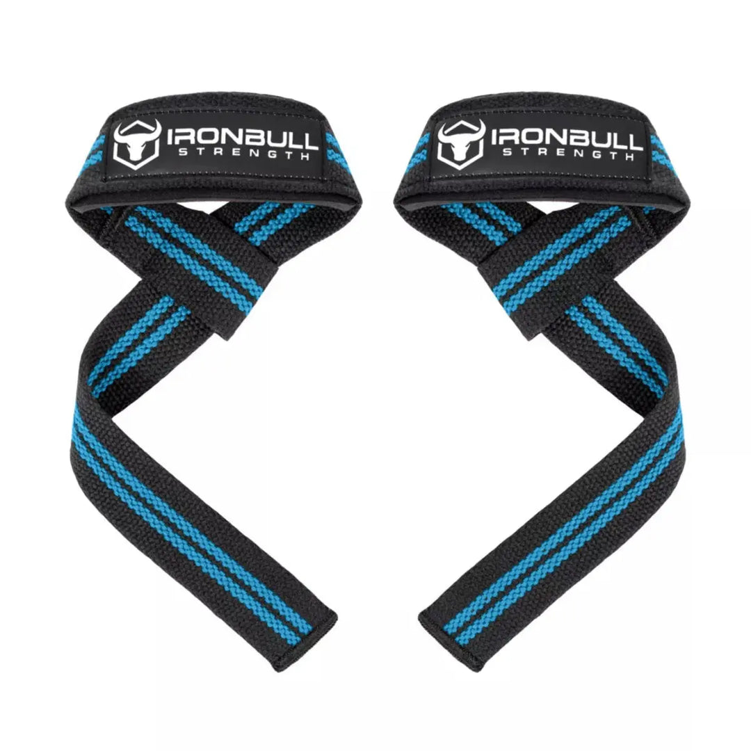 Iron Bull Strength Classic Lifting Straps Lifting Straps Iron Bull Strength Black/Olympic Blue