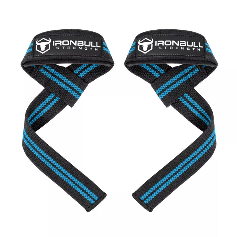 Iron Bull Strength Classic Lifting Straps Lifting Straps Iron Bull Strength Black/Olympic Blue