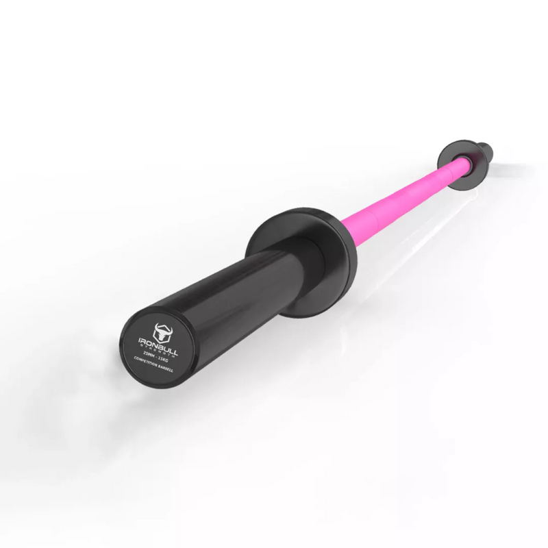 Iron Bull Strength Competition Bar 25mm Weightlifting Iron Bull Strength Pink Cerakote