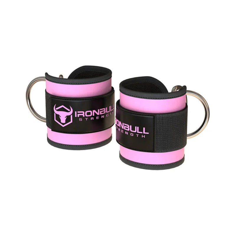 Iron Bull Strength Nylon Ankle Straps Equipment Accessories Iron Bull Strength Light Pink