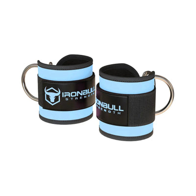 Iron Bull Strength Nylon Ankle Straps Equipment Accessories Iron Bull Strength Olympic Blue