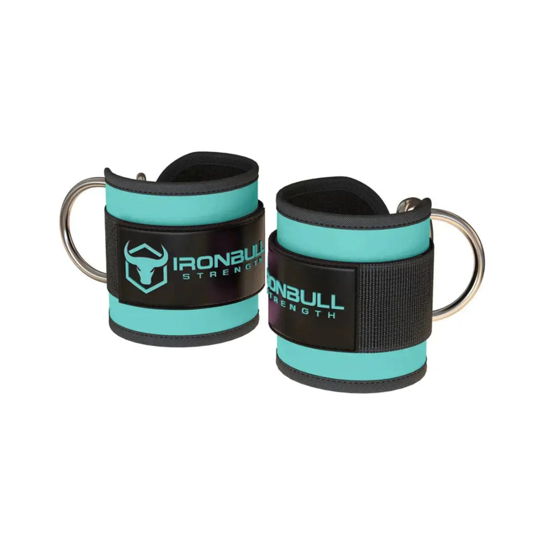 Iron Bull Strength Nylon Ankle Straps Equipment Accessories Iron Bull Strength Turquoise