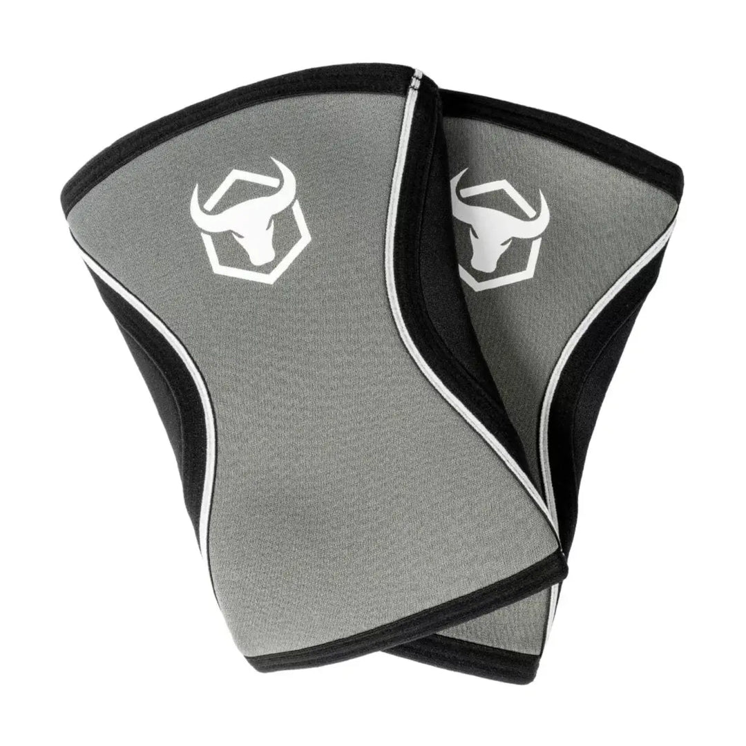 Iron Bull Strength Performance 5mm Knee Sleeves Knee Sleeves Iron Bull Strength Grey S