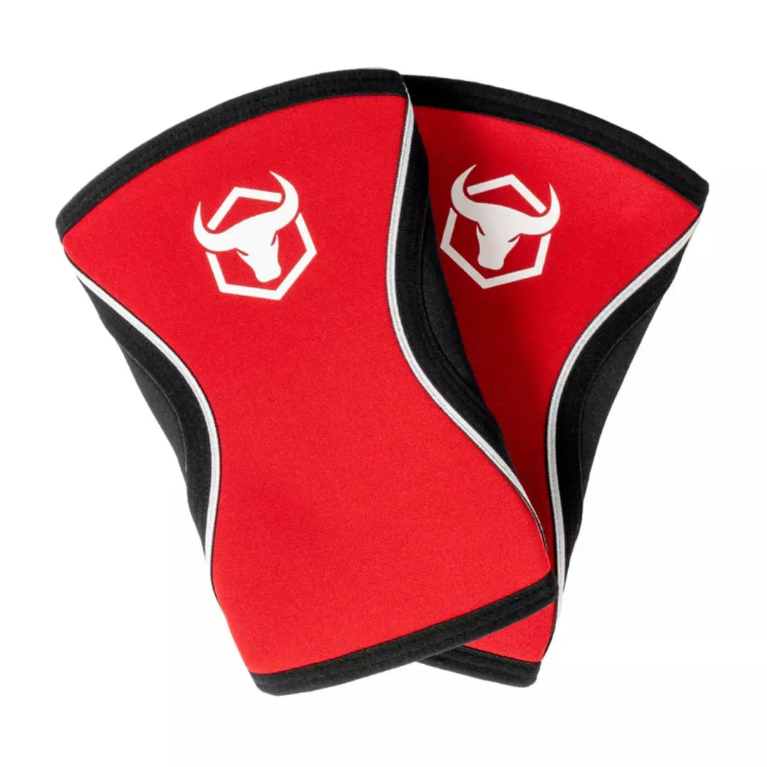 Iron Bull Strength Performance 5mm Knee Sleeves Knee Sleeves Iron Bull Strength Red S