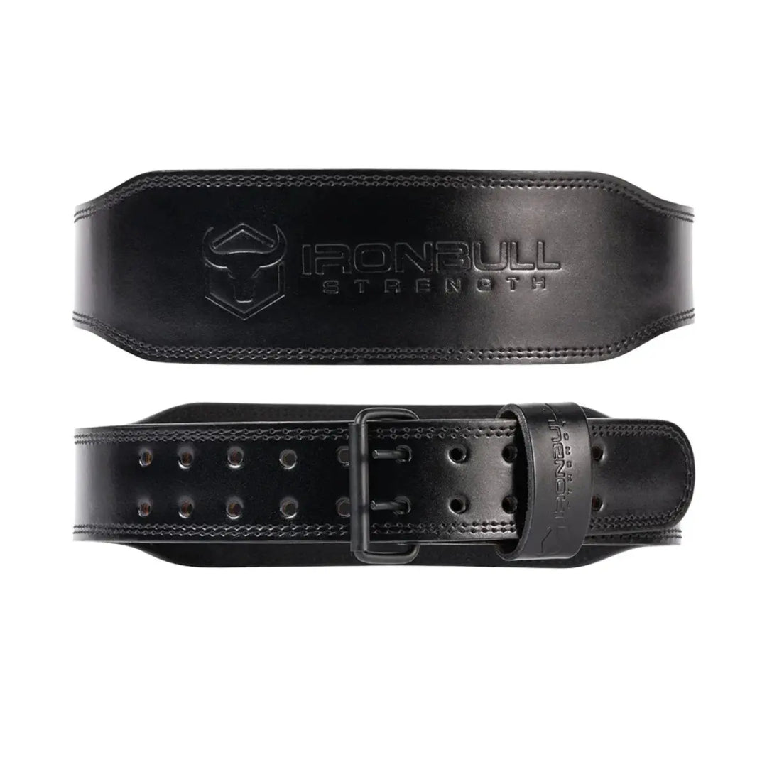 Iron Bull Strength Unleash 7mm Leather Lifting Belt Lifting Belts Iron Bull Strength Black Small