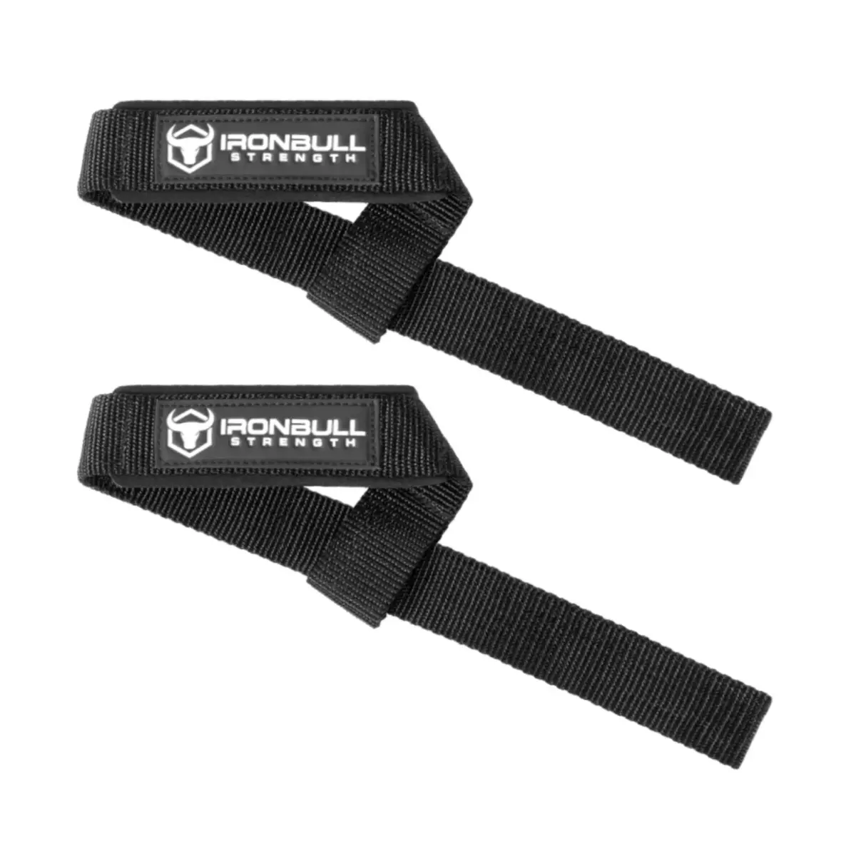 Iron Bull Strength Unleash Lifting Straps Lifting Straps Iron Bull Strength Black