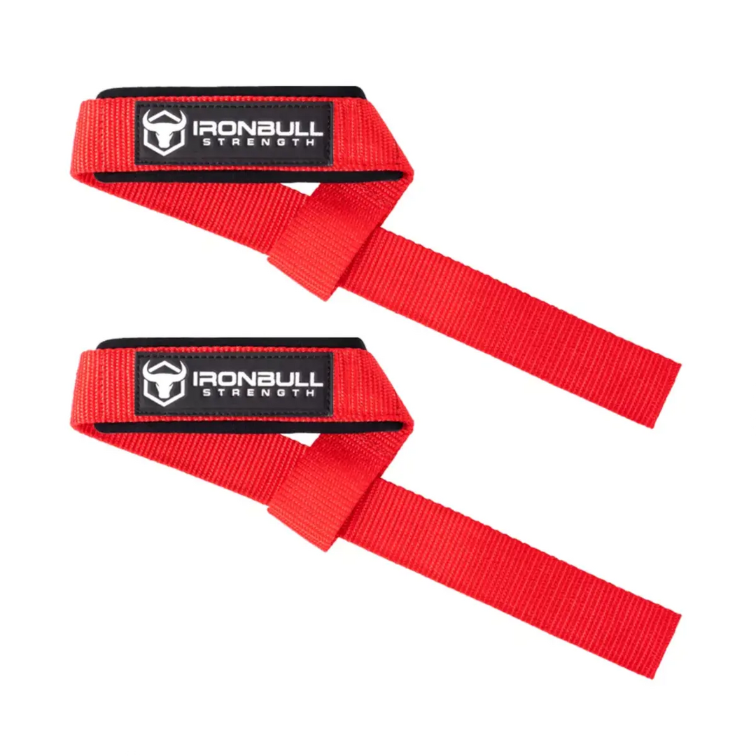 Iron Bull Strength Unleash Lifting Straps Lifting Straps Iron Bull Strength Red