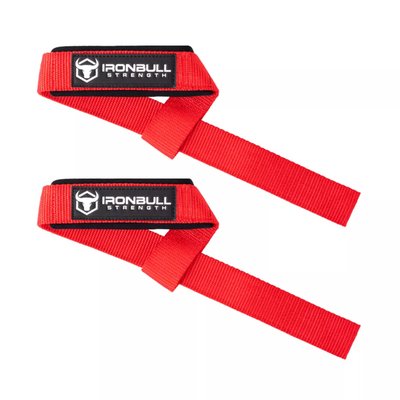 Iron Bull Strength Unleash Lifting Straps Lifting Straps Iron Bull Strength Red
