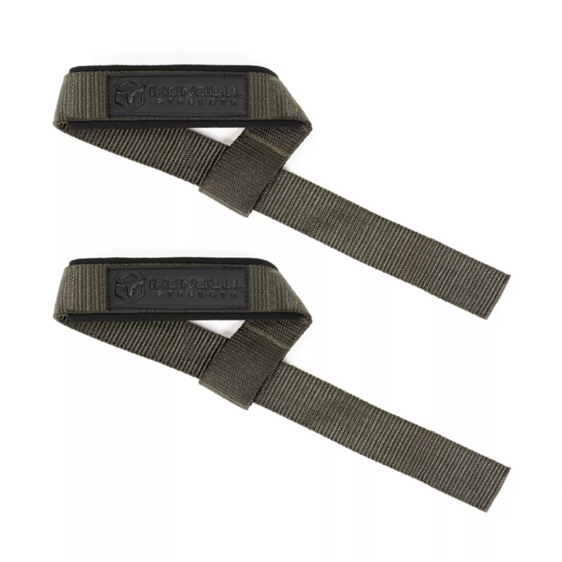 Iron Bull Strength Unleash Lifting Straps Lifting Straps Iron Bull Strength Milspec Green