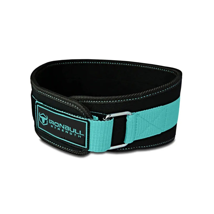 Iron Bull Strength Women Weightlifting Belt Lifting Belts Iron Bull Strength Black/Turquoise X-Small