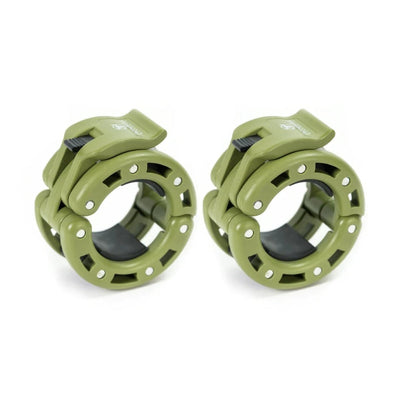 Iron Strength V2 Barbell Collars Strength Iron Bull Strength Milspec Green