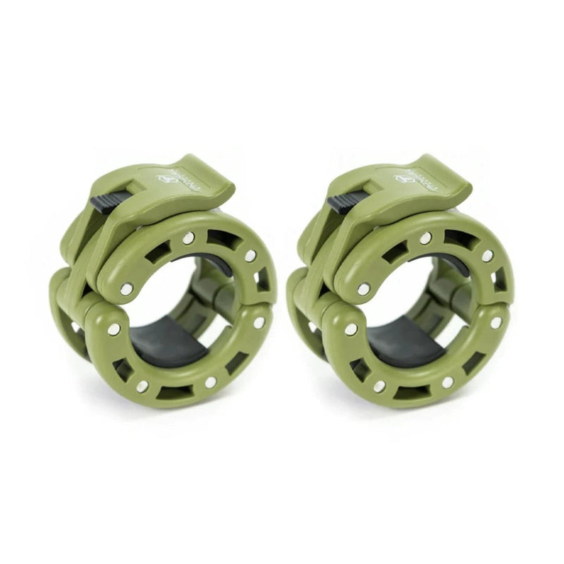 Iron Strength V2 Barbell Collars Strength Iron Bull Strength Milspec Green