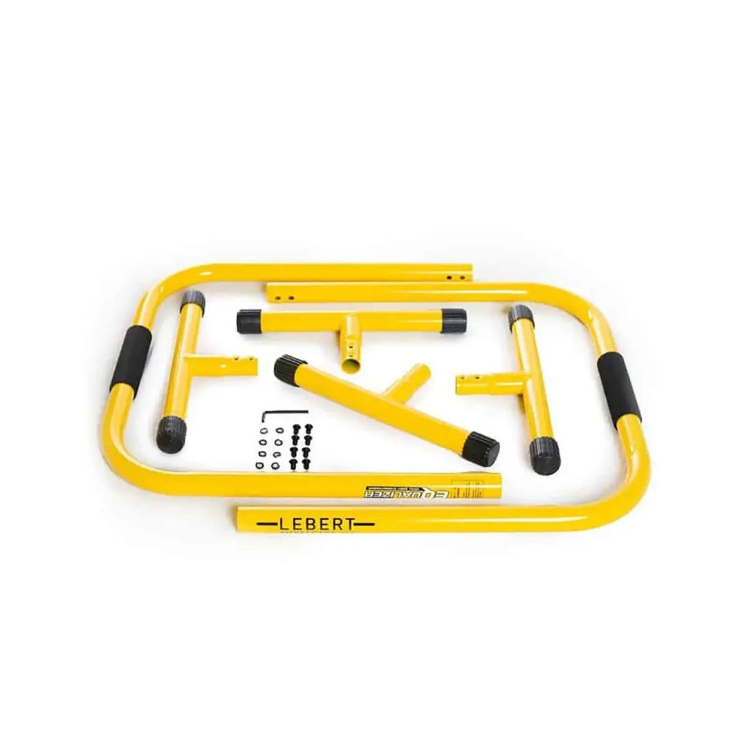 Lebert Equalizer Parallel Dip Bars- Yellow Strength &amp; Conditioning Lebert