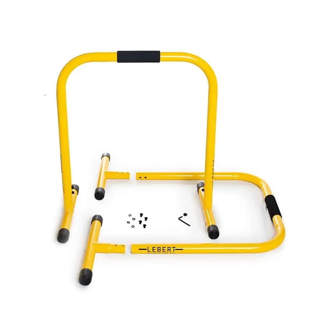 Lebert Equalizer Parallel Dip Bars- Yellow Strength &amp; Conditioning Lebert