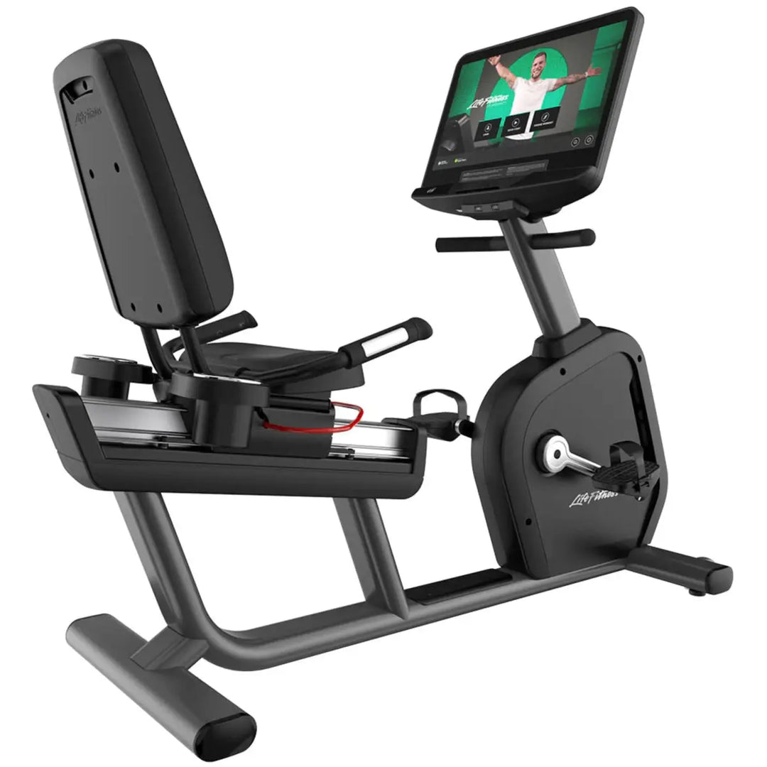 Life Fitness Club Series + Recumbent Cycle Cardio Life Fitness SE4 Titanium Storm
