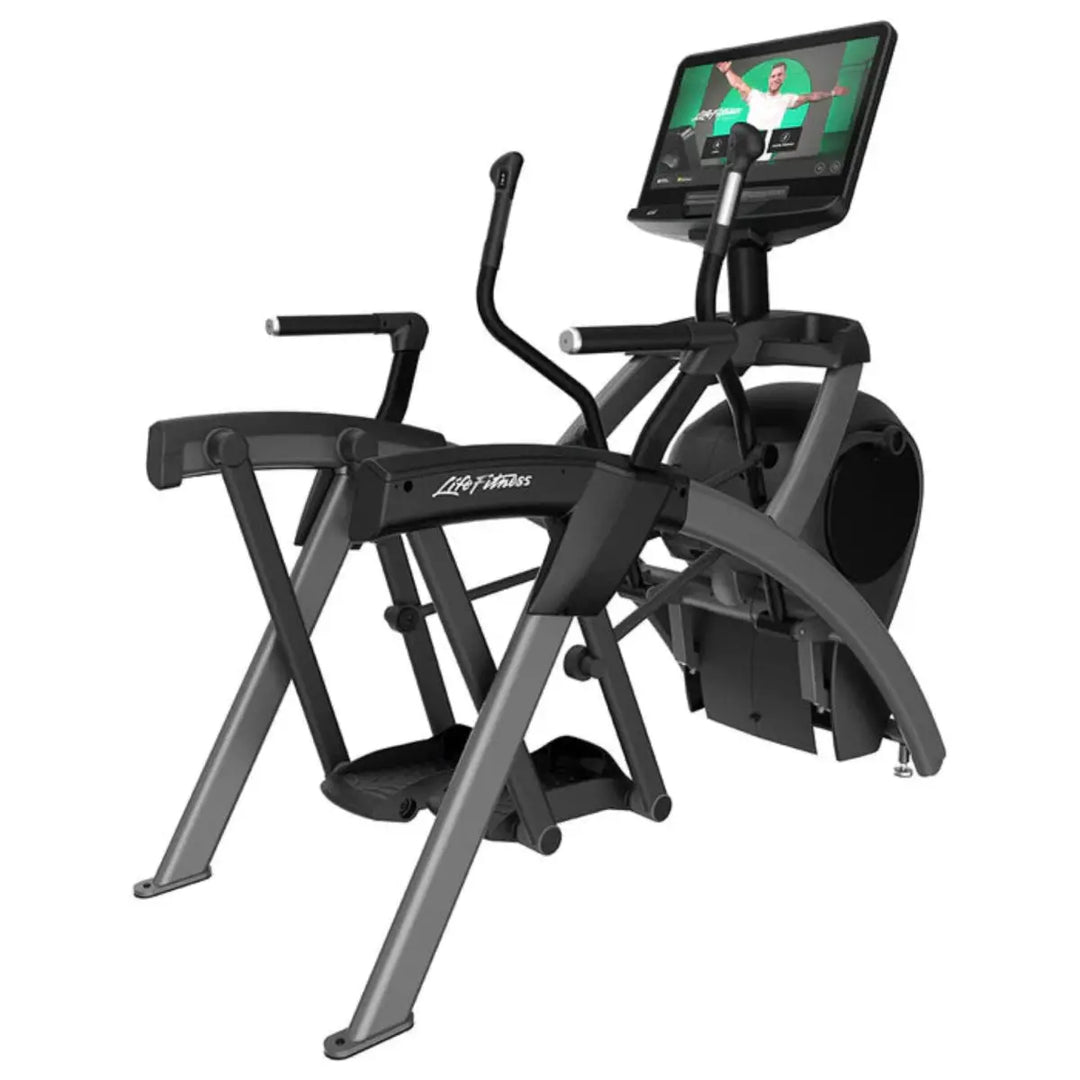 Life Fitness Club Series + Total Body Arc Trainer Cardio Life Fitness Titanium Storm SE4