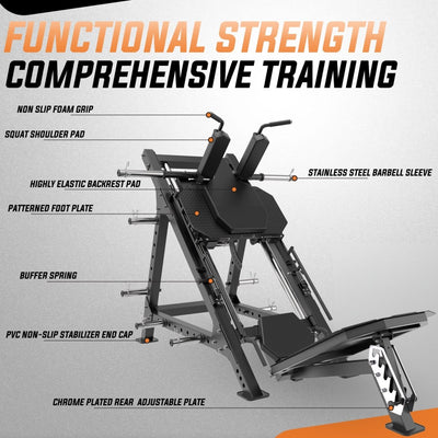 LP-3 Leg Press Hack Squat Strength Gym Concepts