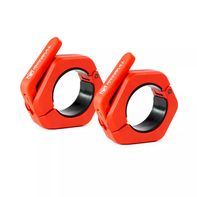 Barbell Collars - Magnetic Accessories Iron Bull Strength Red