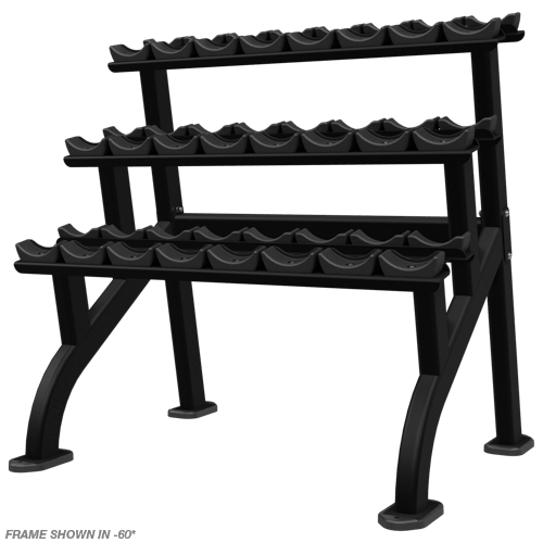 Nautilus 3-Tier Beauty Bell Rack (12 Pairs) Commercial Nautilus