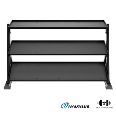 Nautilus 3-Tier Dumbbell Rack Storage Nautilus