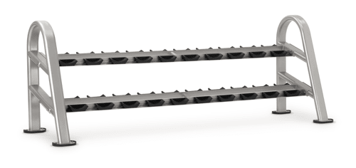 Nautilus Instinct 2-Shelf Dumbbell Rack (10 Pairs) Commercial Nautilus