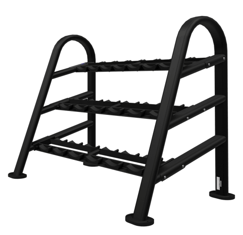 Nautilus Instinct 3-Shelf Dumbbell Rack (10 Pairs) Commercial Nautilus