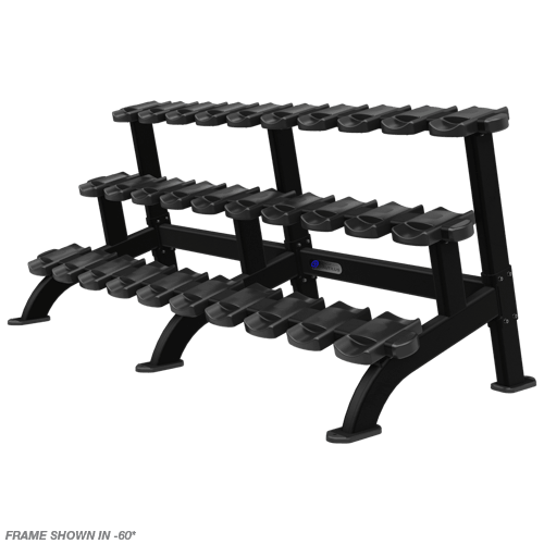 Nautilus Triple Dumbbell Rack (15 Pairs) Commercial Nautilus