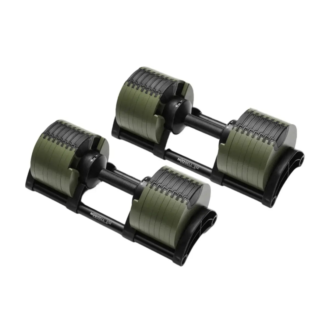 NÜOBELL 580 Adjustable Dumbbell Set Weights NÜOBELL Green
