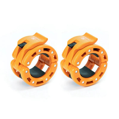 Barbell Collars V2 Strength Iron Bull Strength Orange