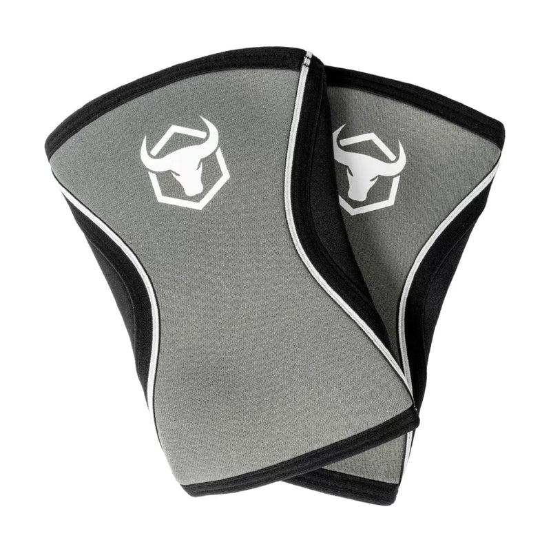 Iron Bull Strength Performance 5mm Knee Sleeves Knee Sleeves Iron Bull Strength Grey S 