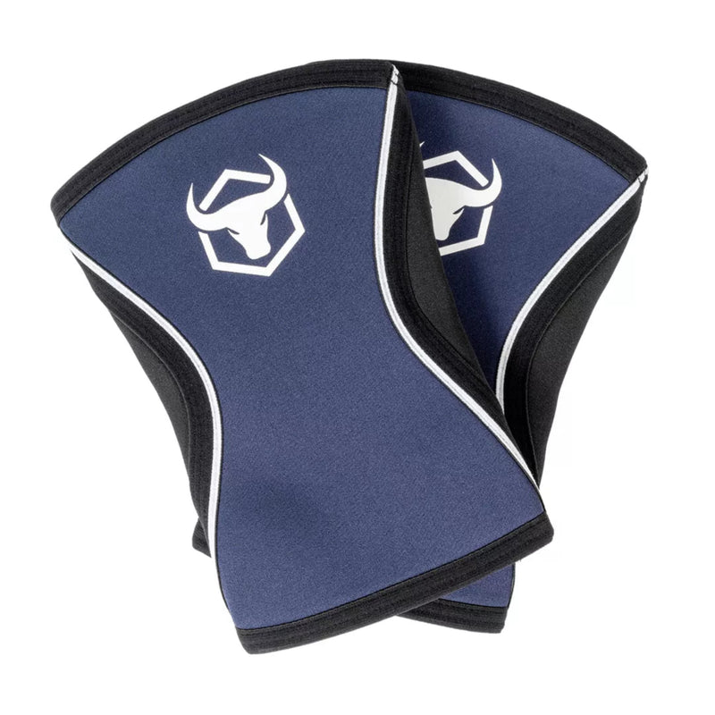 Iron Bull Strength Performance 5mm Knee Sleeves Knee Sleeves Iron Bull Strength Navy Blue S 