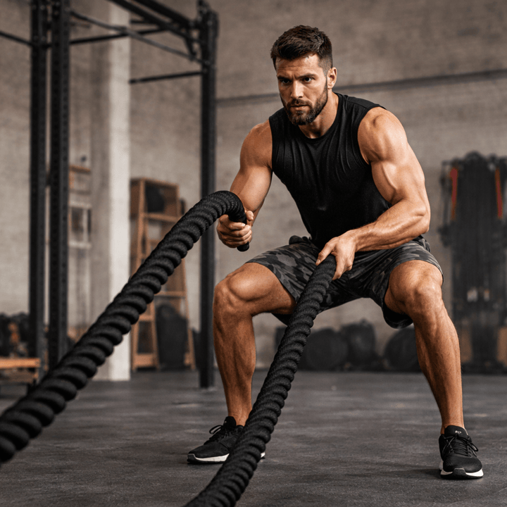 Premium Battle Rope Battle Ropes Iron Bull Strength