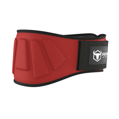 Iron Bull Strength 6" Reinforced Nylon Lifting Belt Lifting Belts Iron Bull Strength Red S