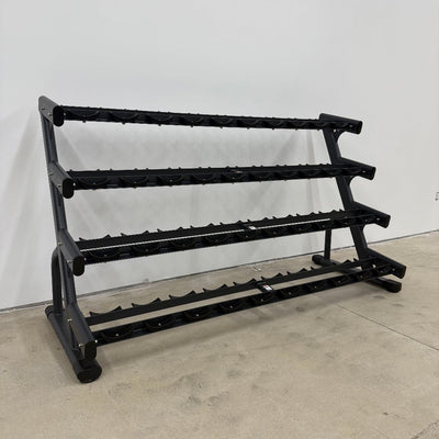 Select Fitness Elite Dumbbell Rack w/Saddles Commercial Select Fitness 4-TIER (20 PAIRS)